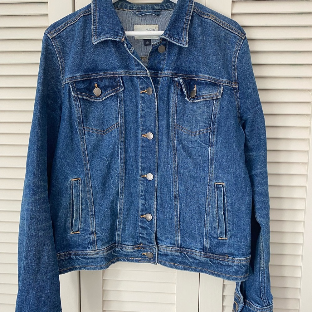 Denim jacket.